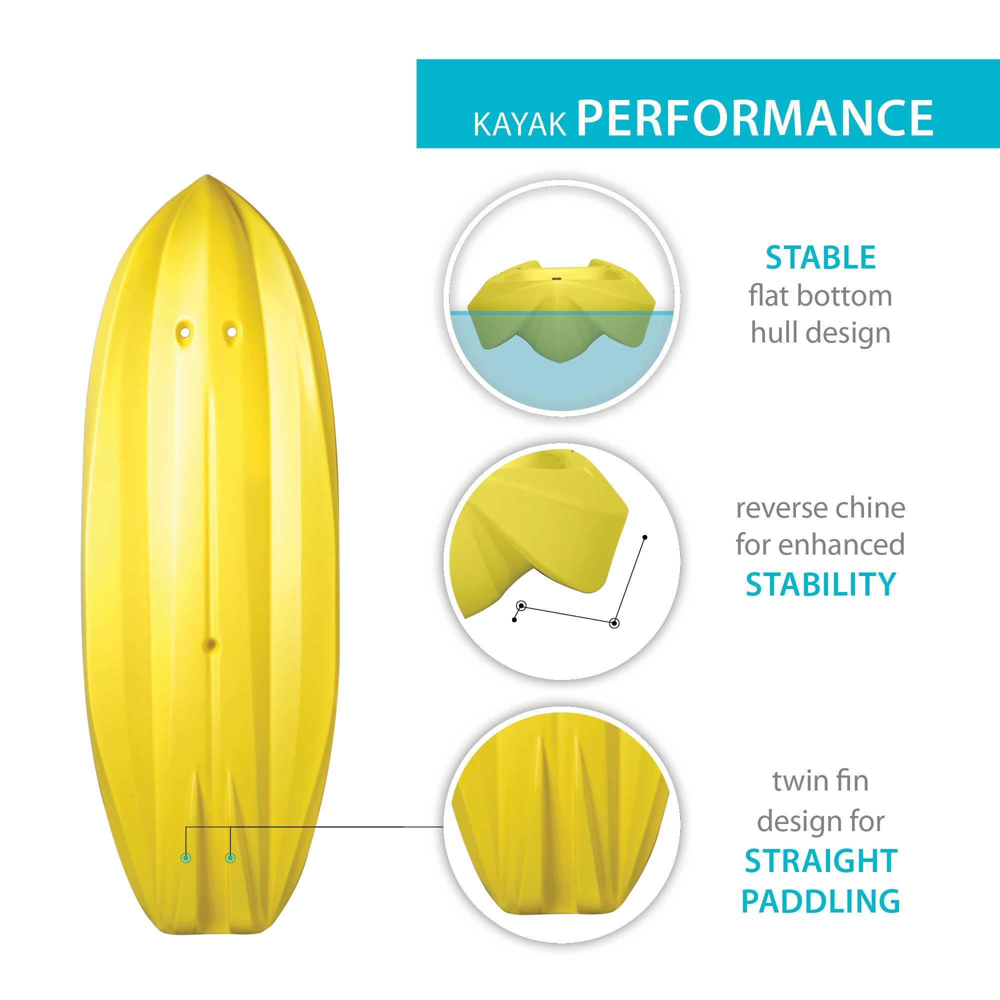 Foto 3 | Kayak Sit-on-top Wave Juvenil