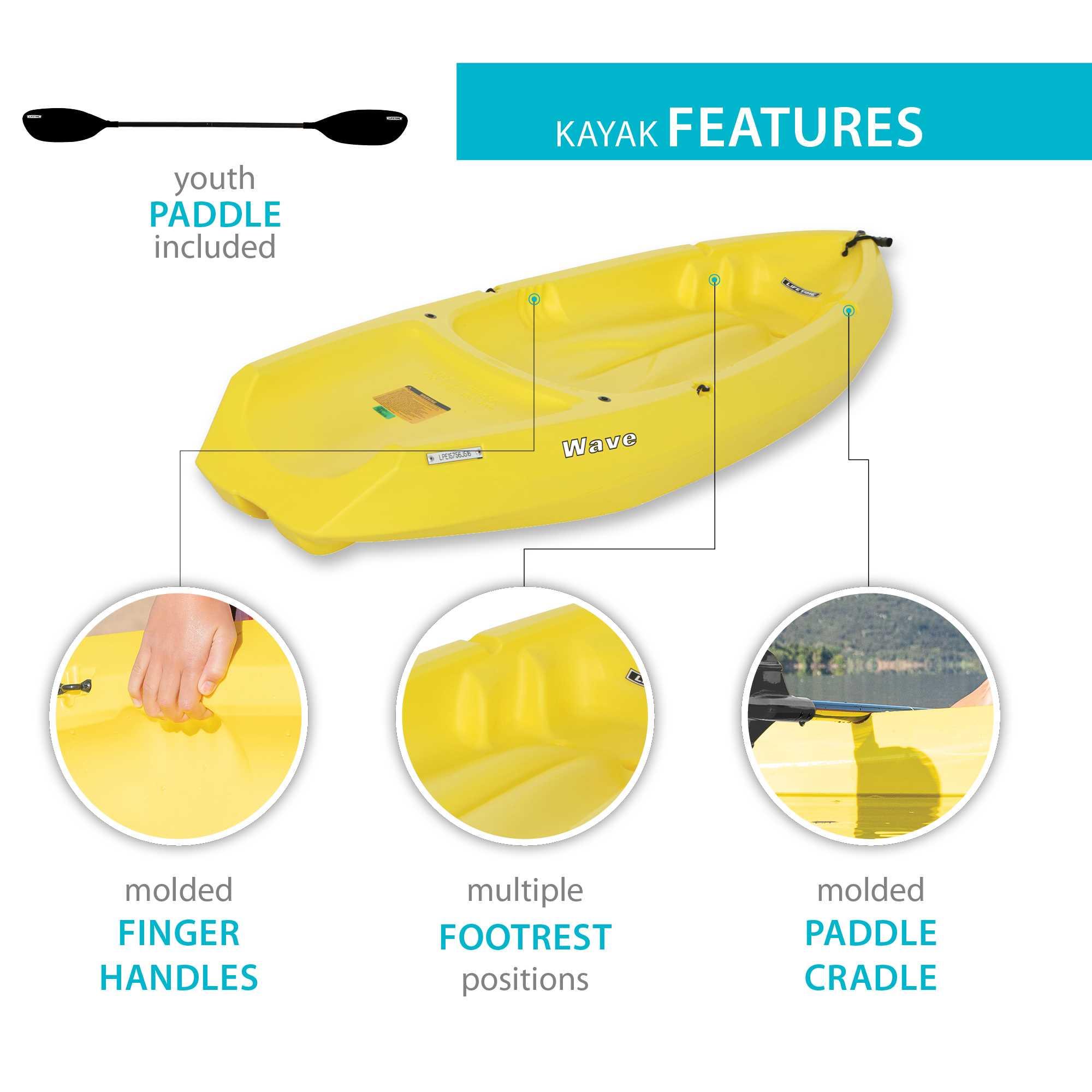 Foto 4 | Kayak Sit-on-top Wave Juvenil