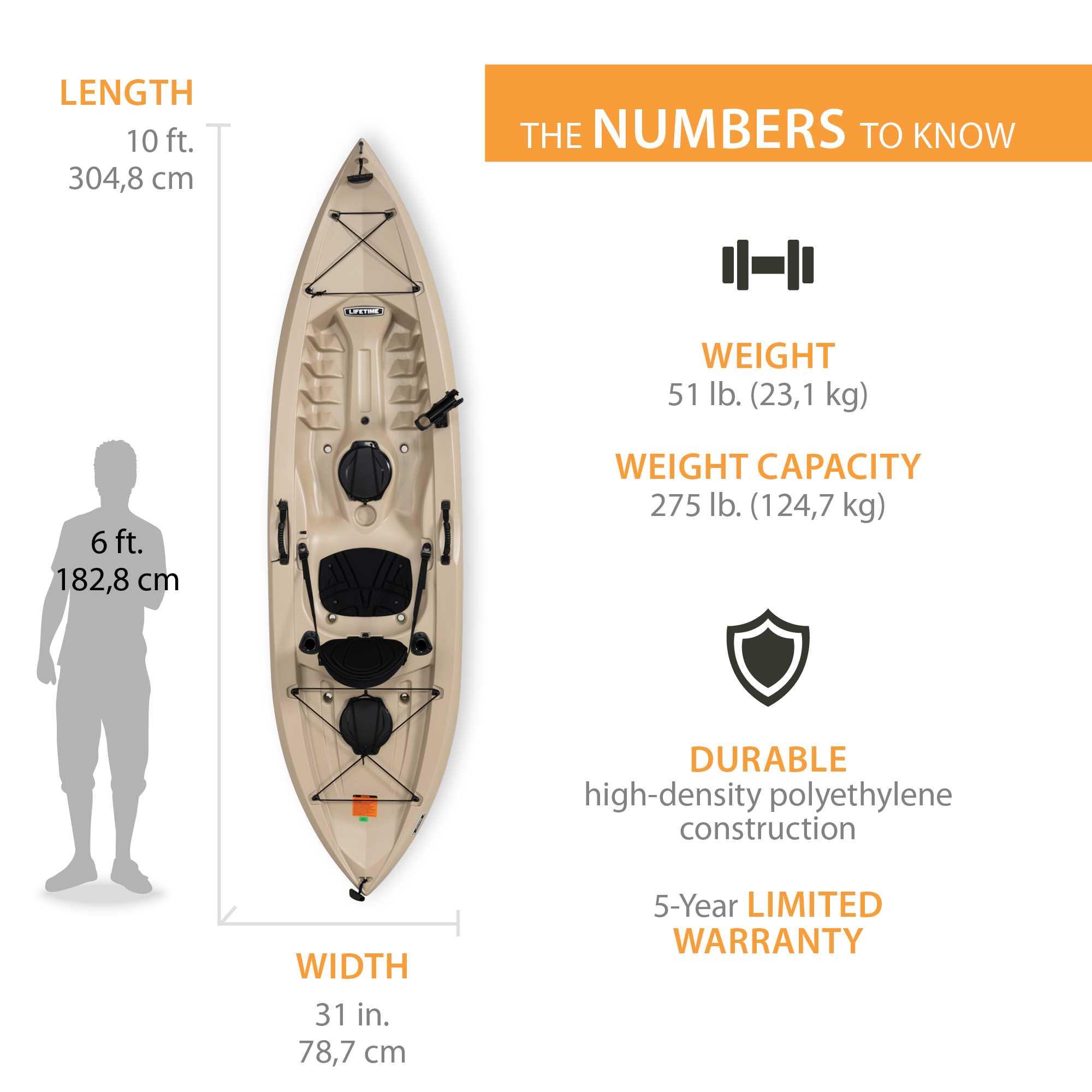 Foto 3 pulgar | Kayak De Pesca Tamarack Angler 100 De Lifetime