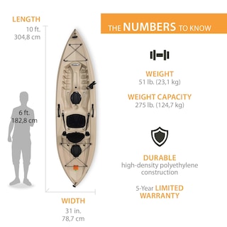 Foto 2 | Kayak De Pesca Tamarack Angler 100 De Lifetime