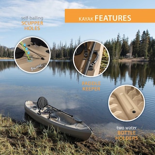 Foto 5 | Kayak De Pesca Tamarack Angler 100 De Lifetime