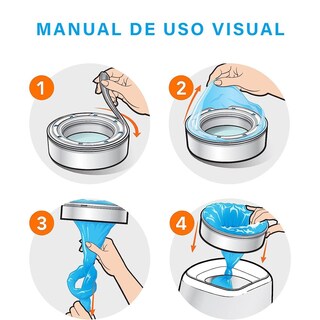 Foto 3 | Bolsas de Recambio para Pañales Bauhausen