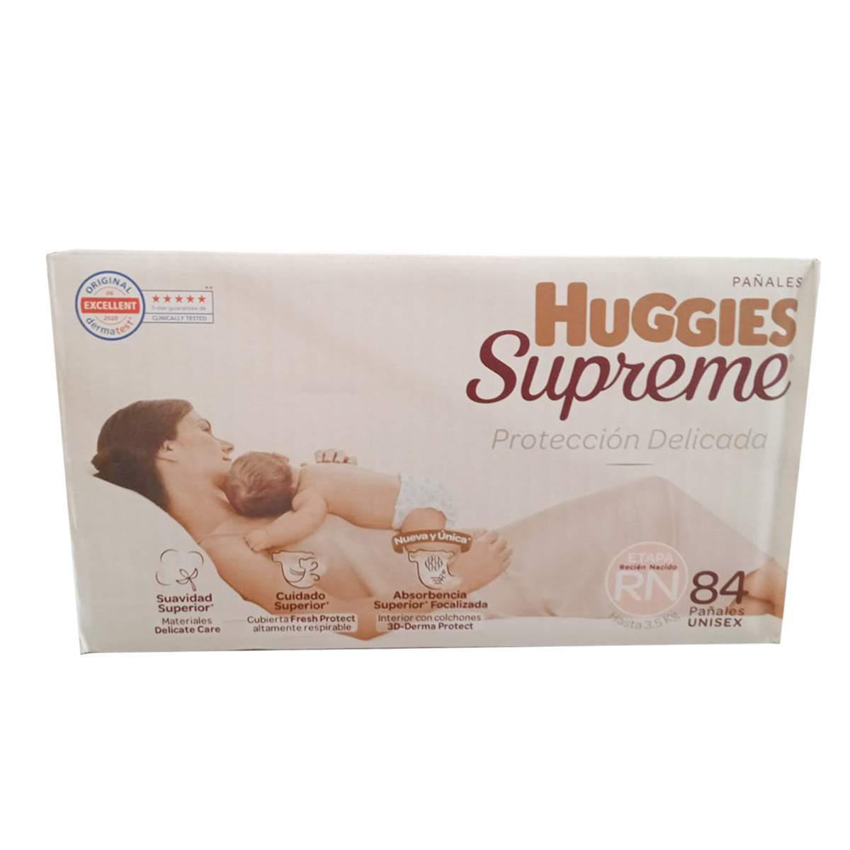 Pañales Huggies Supreme Recién Nacido Unisex 84 Pz