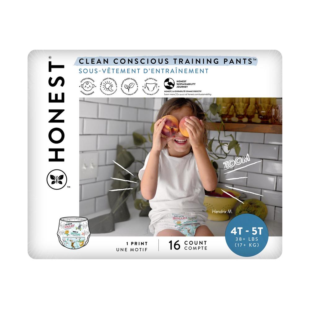 Foto 1 | Pañales The Honest Company Entrenadores Training Pants 16 Piezas See Me Rollin