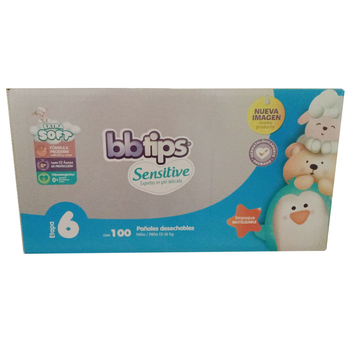 Bbtips Pañales Etapa 6 Unisex 100 Piezas