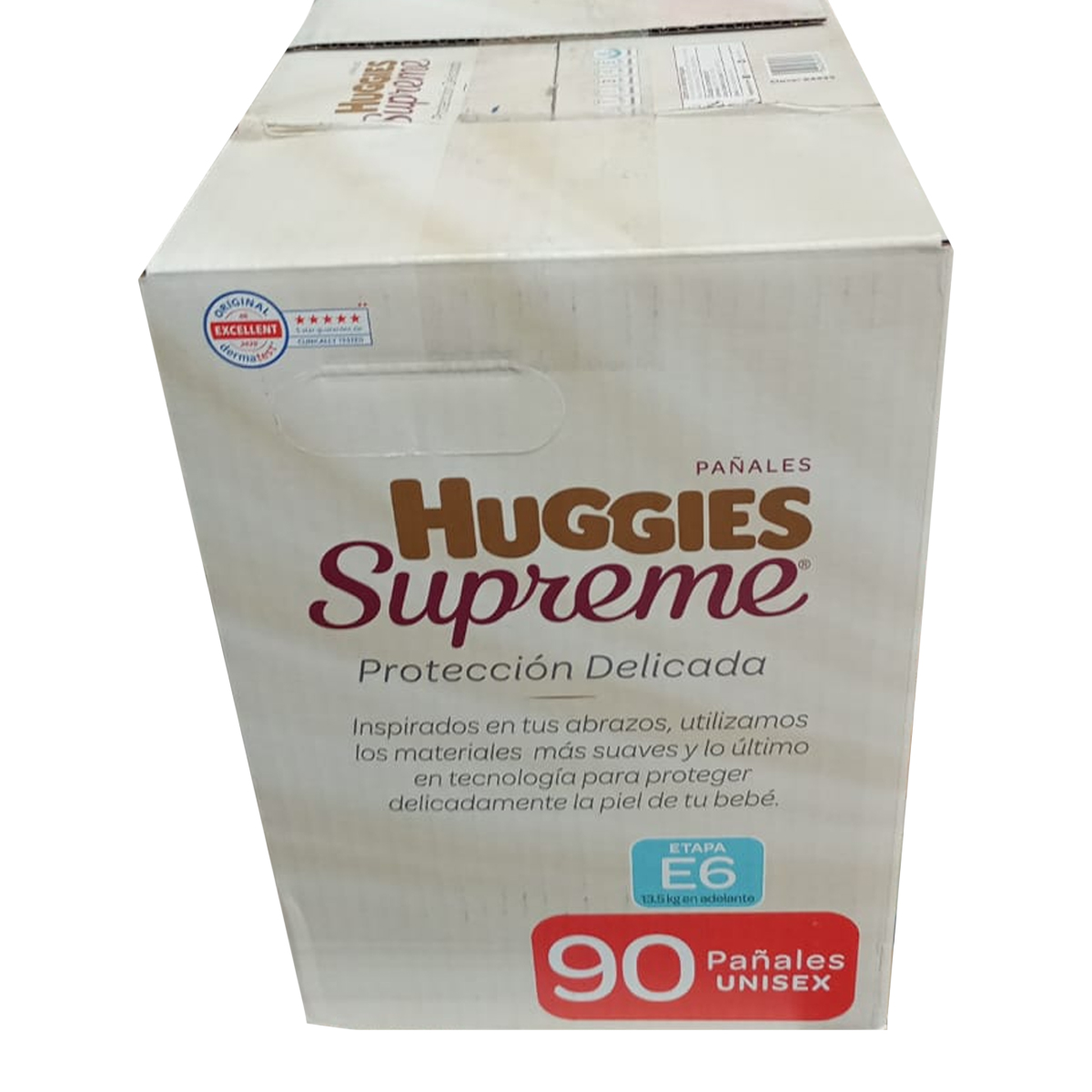 Foto 4 pulgar | Pañales Huggies Supreme Platino Etapa 6 Unisex 90 Piezas