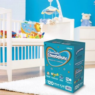Foto 2 | Pañal Kleen Bebé Comodisec Extra Jumbo Etapa 6 120pz