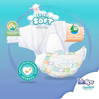 Foto 3 | Bbtips Pañales Etapa 4 Unisex 100 Piezas