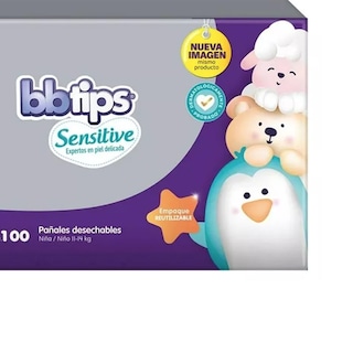 Foto 2 | Bbtips Pañales Etapa 5 Unisex 100 Piezas