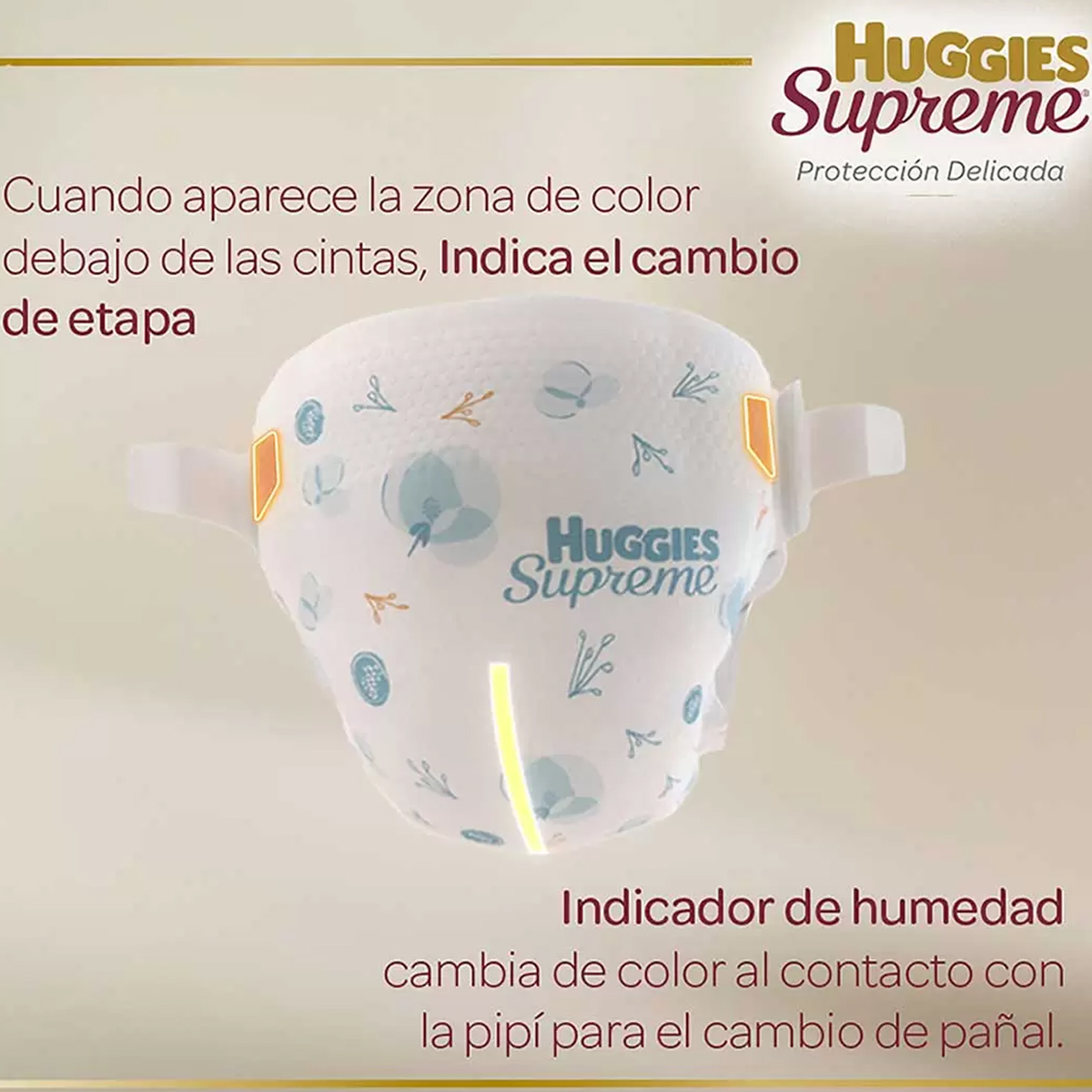 Foto 3 pulgar | Pañales Huggies Supreme Etapa 3 Unisex 120pz