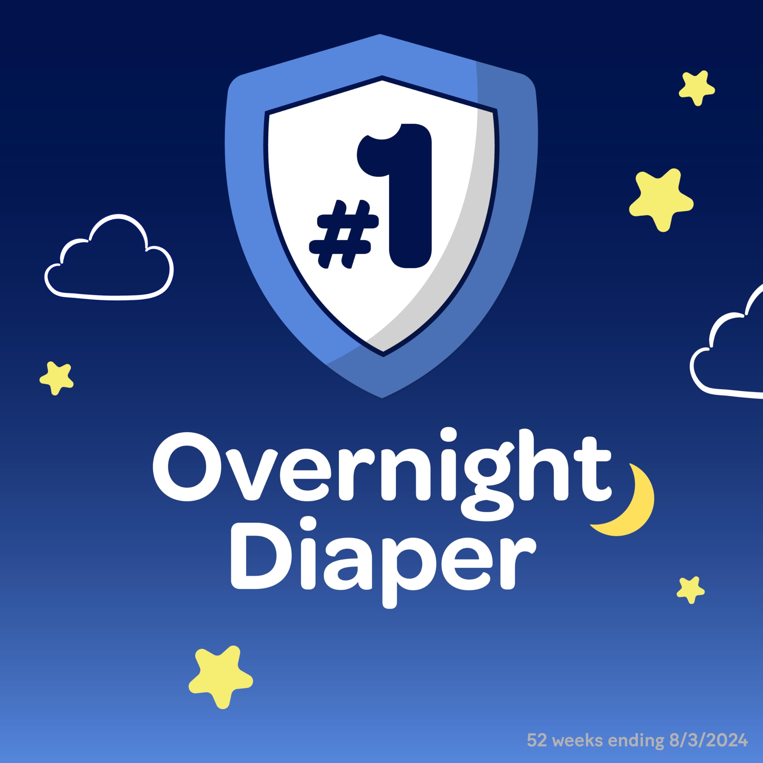 Foto 3 | Pañales Huggies Overnites Tamaño de 60 Piezas para Bebé-Venta Internacional