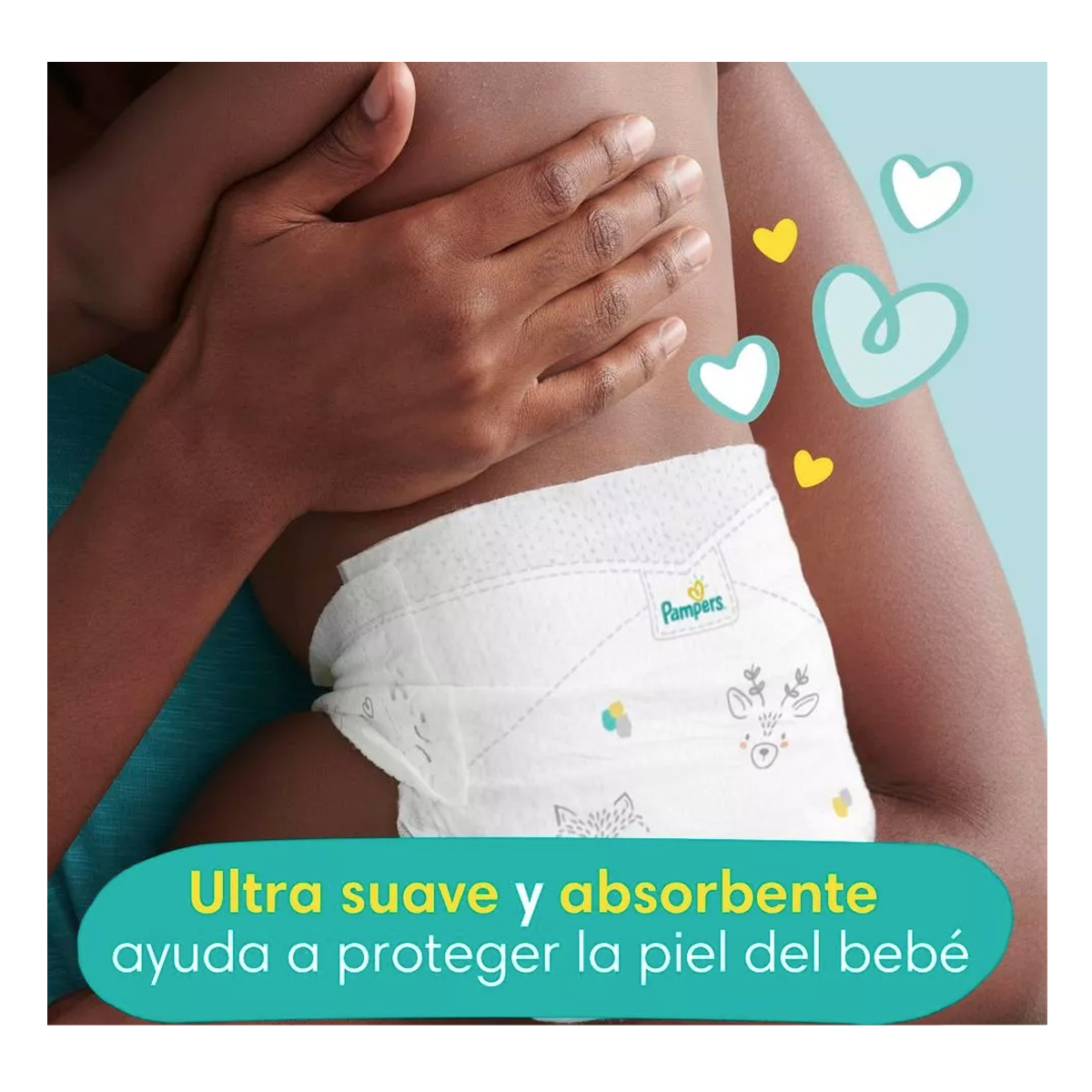 Foto 3 pulgar | Pañales Pampers Swaddlers Bebé Talla 2 84pz