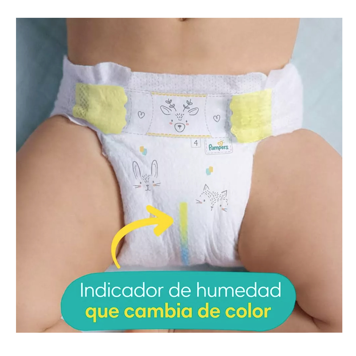 Foto 4 pulgar | Pañales Pampers Swaddlers Bebé Talla 2 84pz