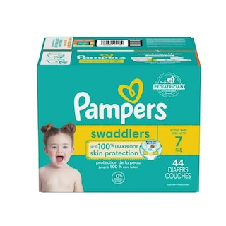 Foto 1 | Pañales Pampers Swaddlers Active Baby Talla 7 44pz