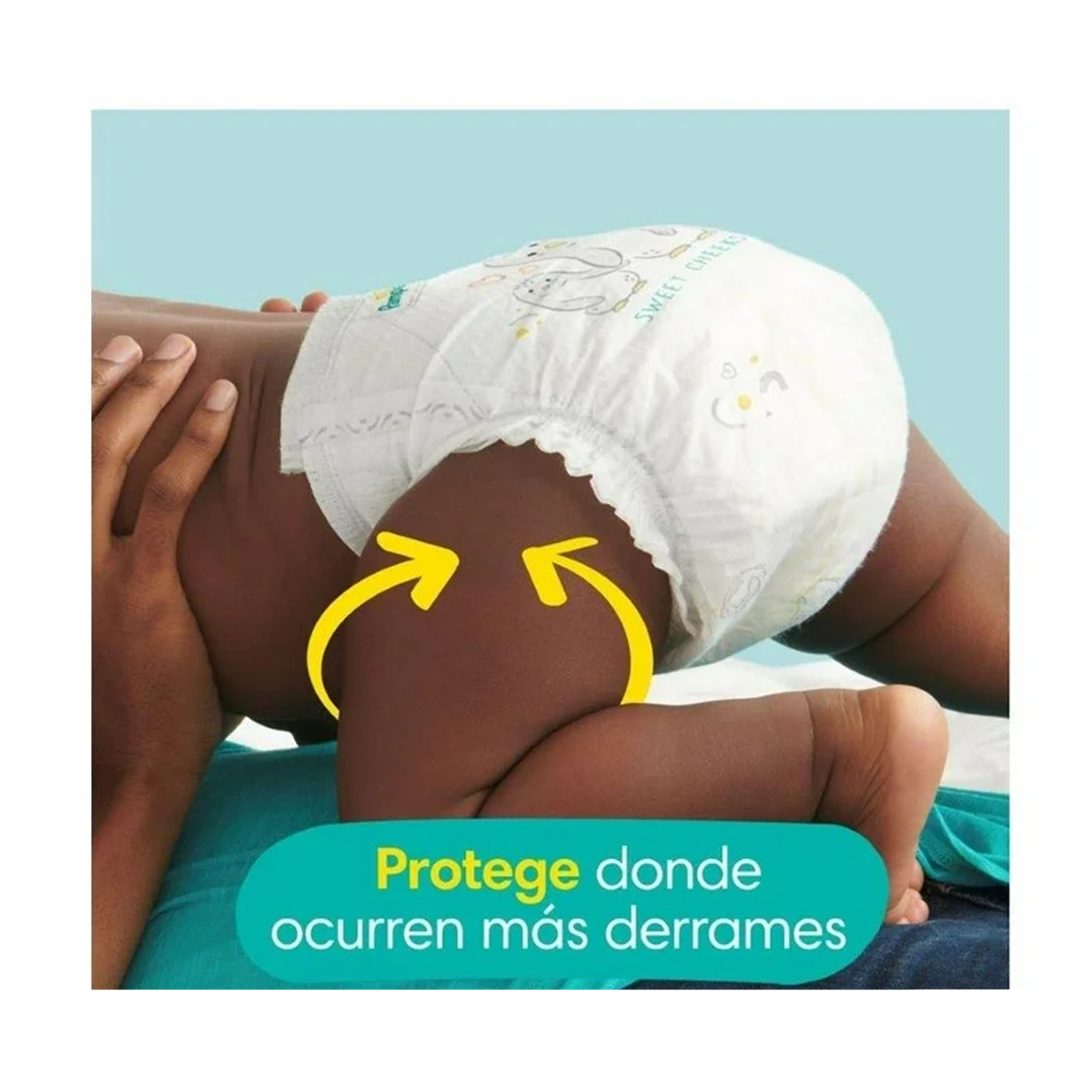 Foto 4 pulgar | Pañales Pampers Swaddlers Active Baby Talla 7 44pz