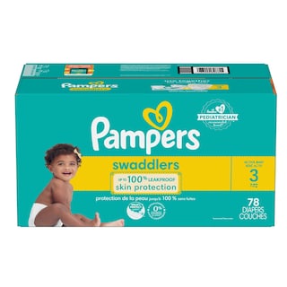 Foto 1 | Pañales Pampers Swaddlers Active Baby Talla 3 78pz
