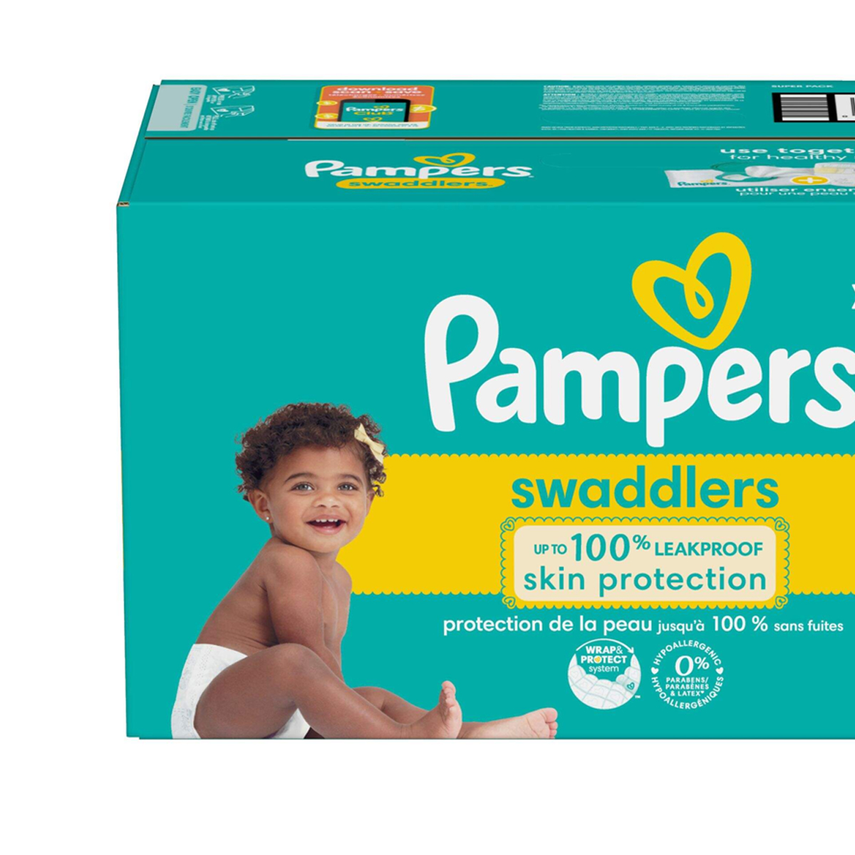 Foto 3 pulgar | Pañales Pampers Swaddlers Active Baby Talla 3 78pz