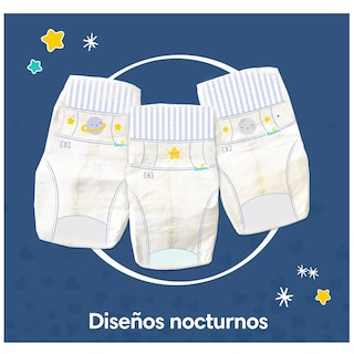 Foto 2 | Pañales Pampers Swaddlers Overnights Talla 5 50pz