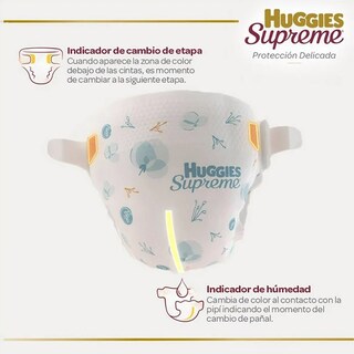 Foto 2 | Pañales Huggies Etapa 2 Protección Delicada 90 pañales