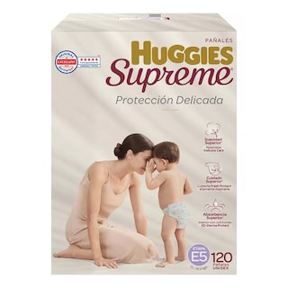 Foto 1 | Pañales Huggies Supreme Etapa 5 Unisex 120pz