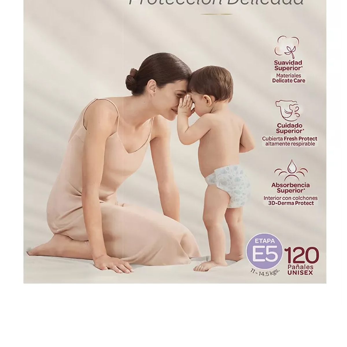 Foto 4 pulgar | Pañales Huggies Supreme Etapa 5 Unisex 120pz