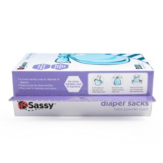 Foto 2 | Sacos De Pañales Desechables Sassy, 400 Unidades, Paquete De 2 - Venta Internacional.
