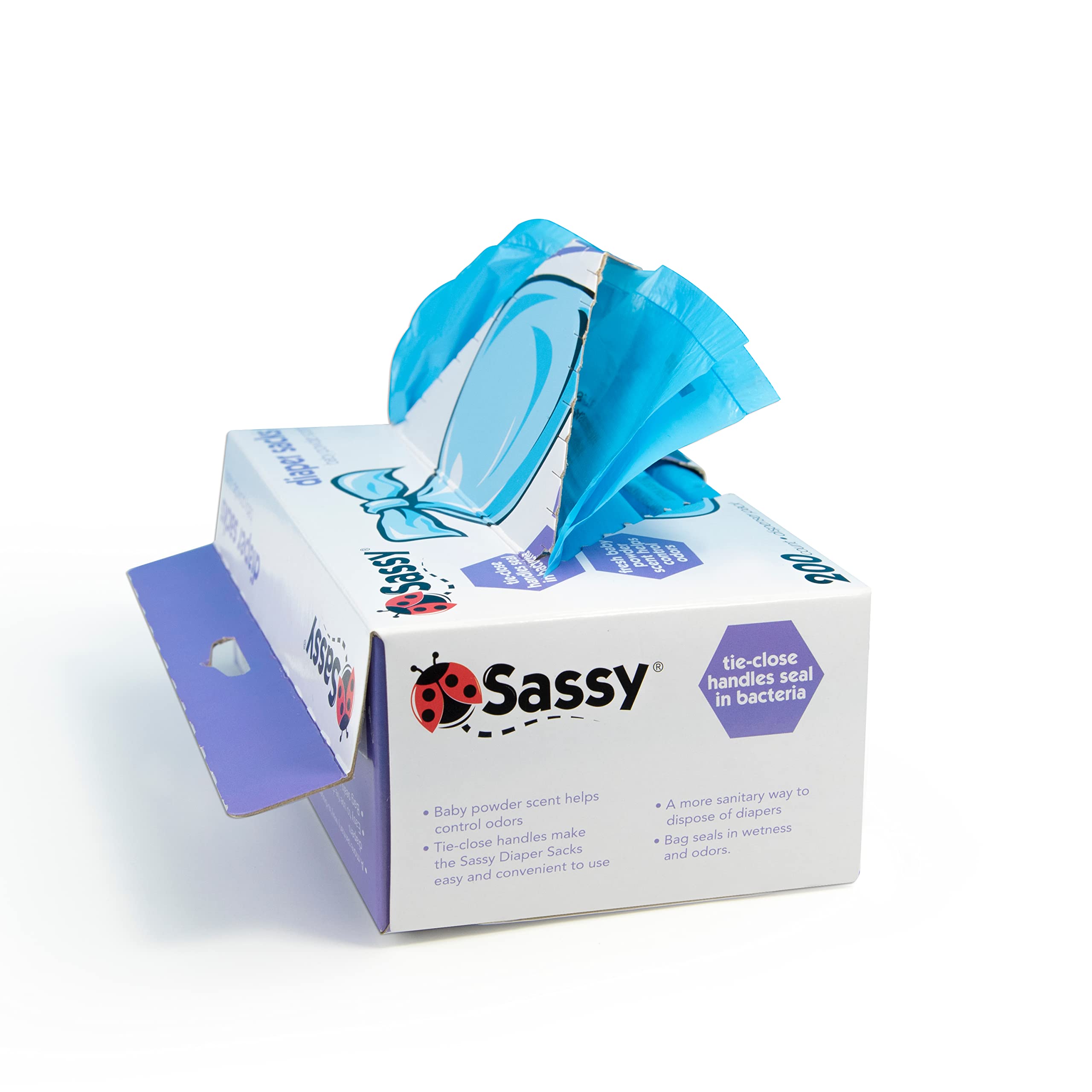 Foto 3 | Sacos De Pañales Desechables Sassy, 400 Unidades, Paquete De 2 - Venta Internacional.