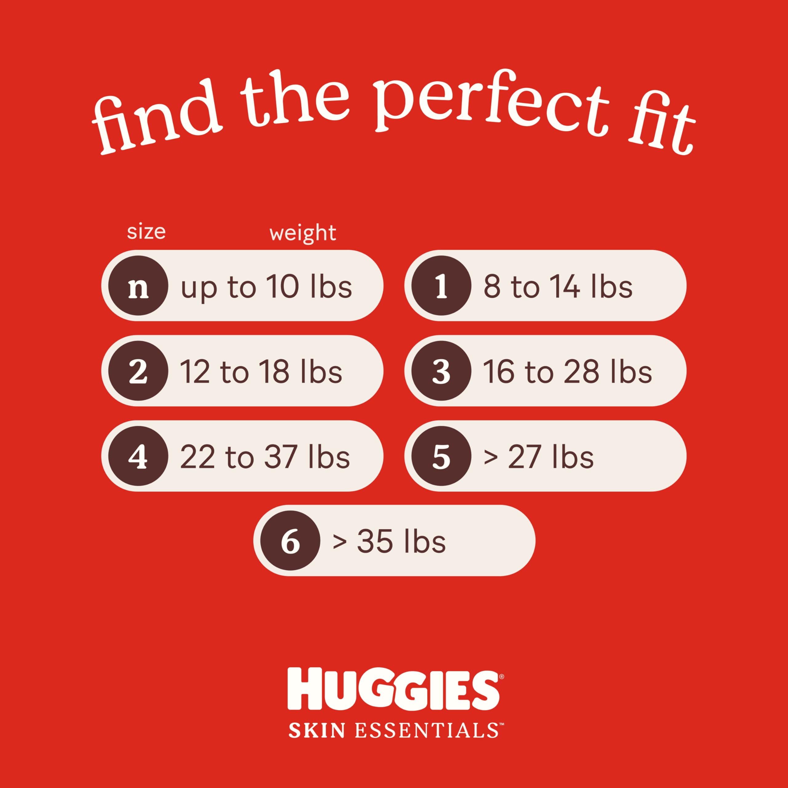 Foto 7 pulgar | Pañales Huggies Skin Essentials Talla 5 Para Bebé (12-17 Kg) X44 - Venta Internacional.