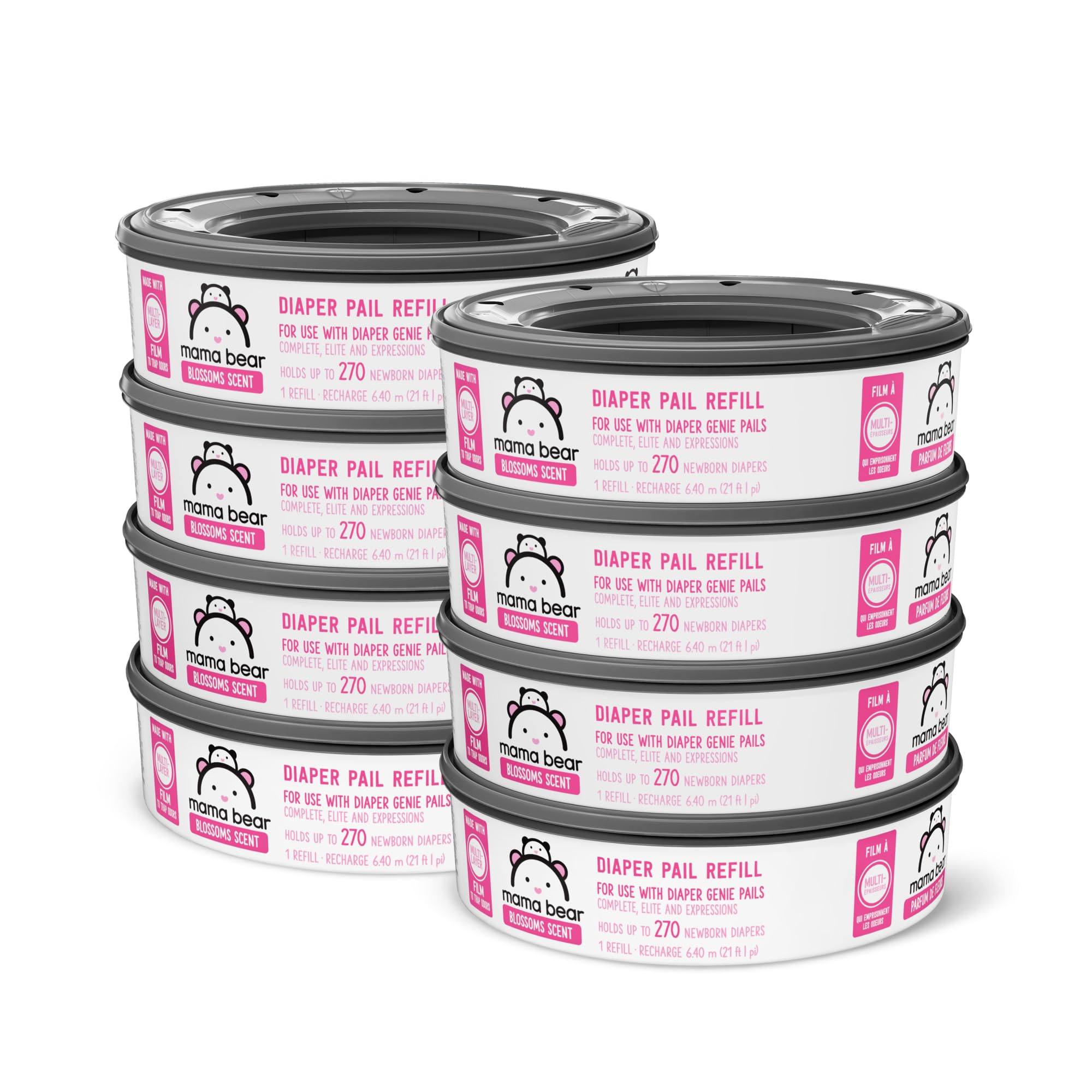 Recambios Para Pañales Con Aroma A Flores De Mama Bear, 2160 Unidades - Venta Internacional.