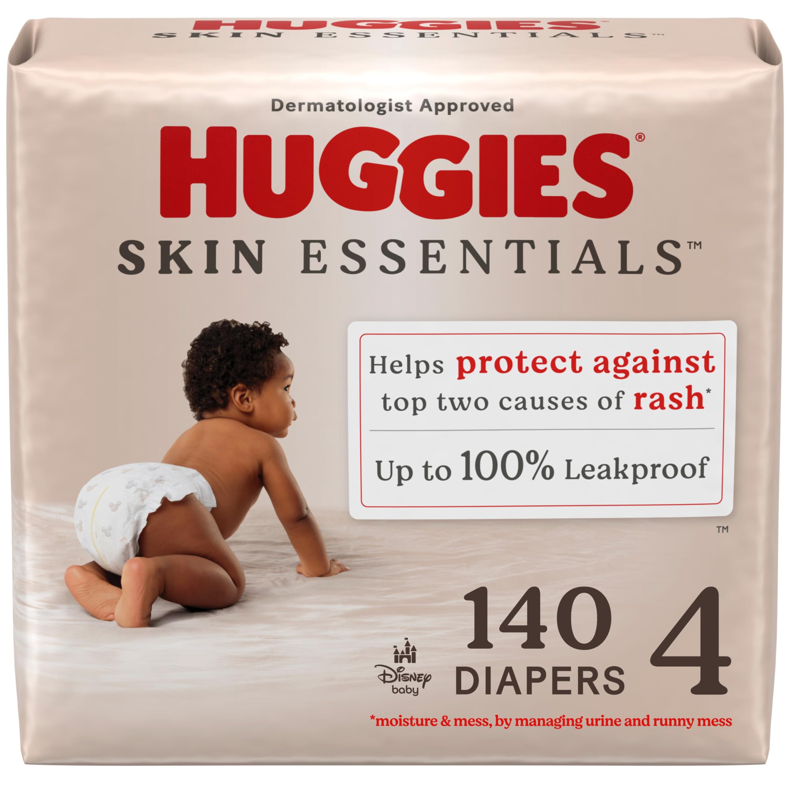 Foto 2 pulgar | Pañales Huggies Skin Essentials, Tamaño 4 (10-16 Kg), 140 Unidades - Venta Internacional.