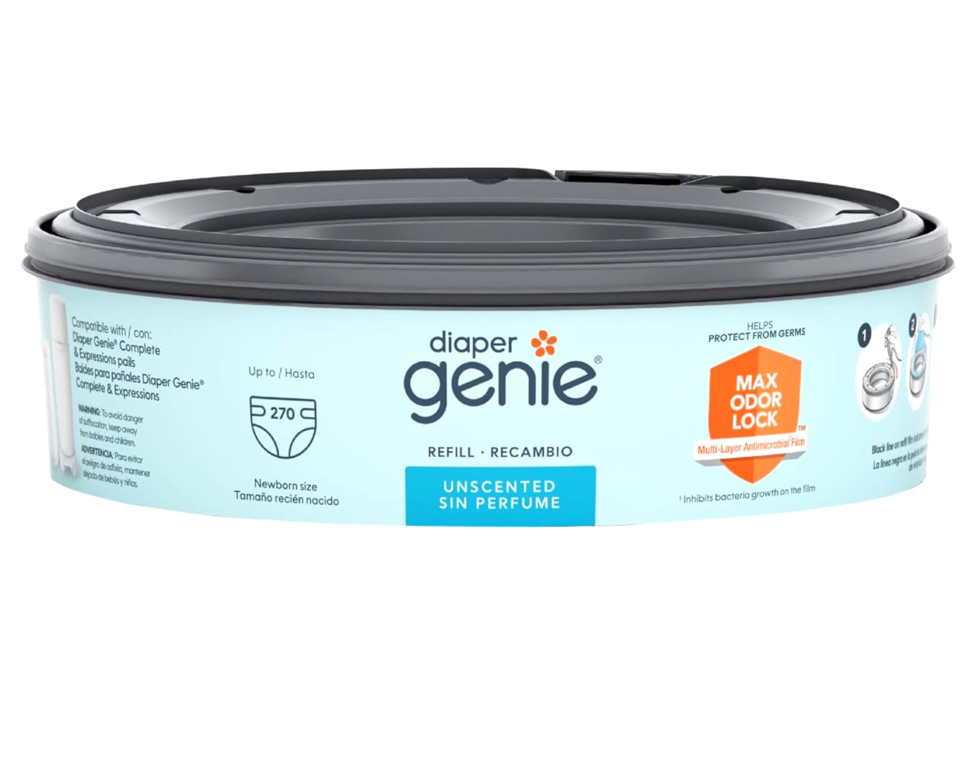 Foto 3 pulgar | Sistema De Desecho Diaper Genie, Recambios Playtex, 240 Unidades, 4 Unidades - Venta Internacional.