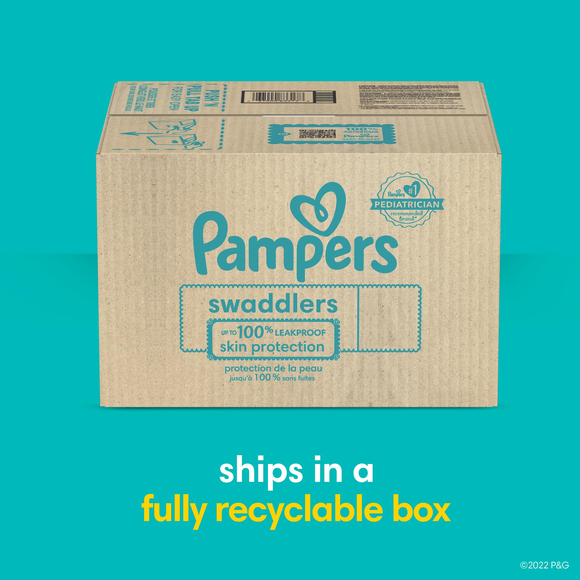 Foto 7 | Pañales Pampers, Tamaño 8, Ultrasuaves, 60 Unidades - Venta Internacional.