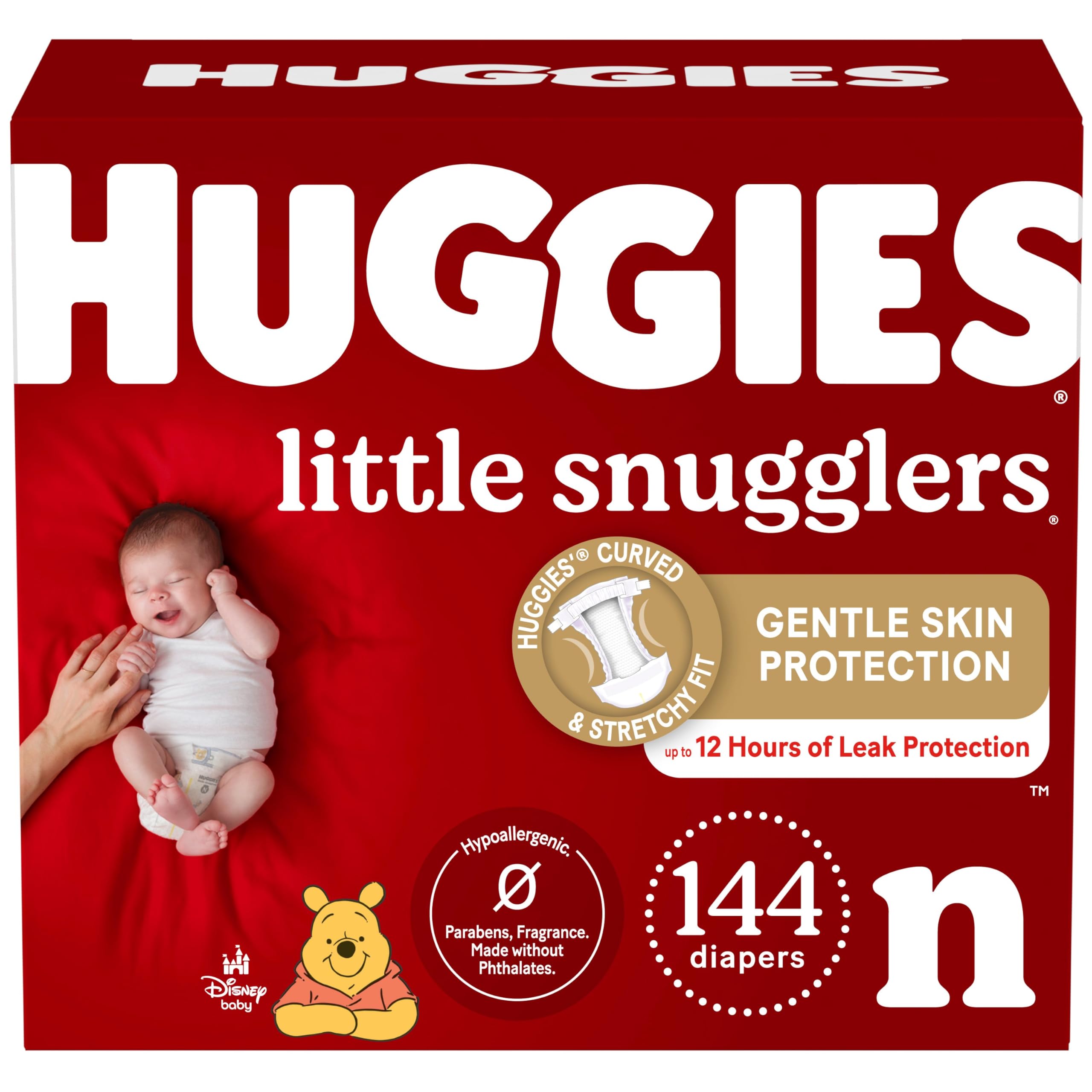 Pañales Huggies Little Snugglers Para Recién Nacidos, Talla 1 (hasta 4,5 Kg) - Venta Internacional.
