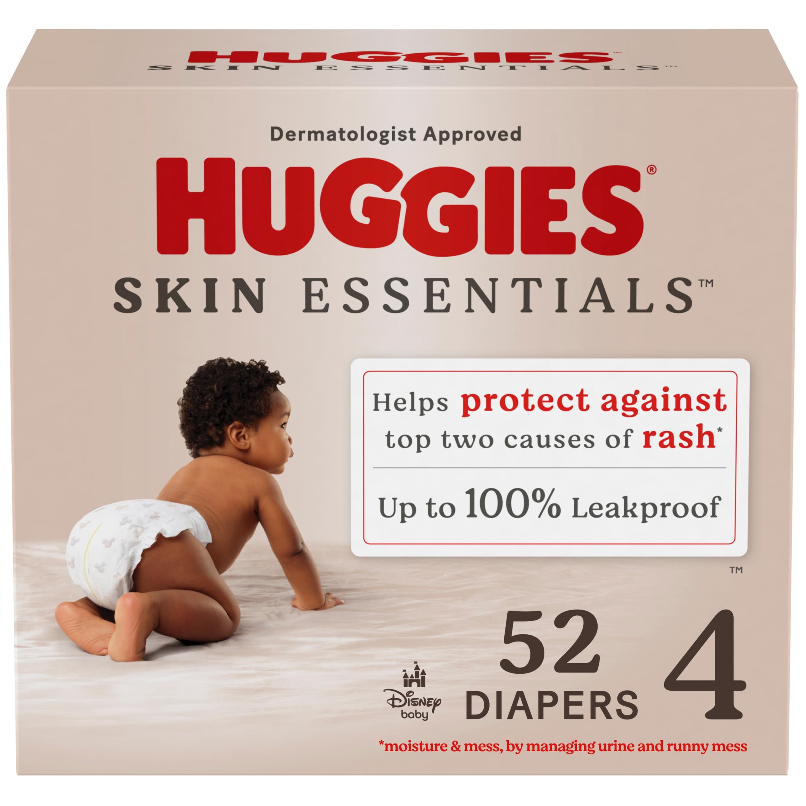 Foto 2 pulgar | Pañales Huggies Skin Essentials, Tamaño 4 (10-16 Kg), 52 Unidades - Venta Internacional.