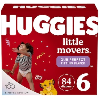 Foto 1 | Pañales Huggies Little Movers Talla 6 (16+kg) 84 Unidades - Venta Internacional.