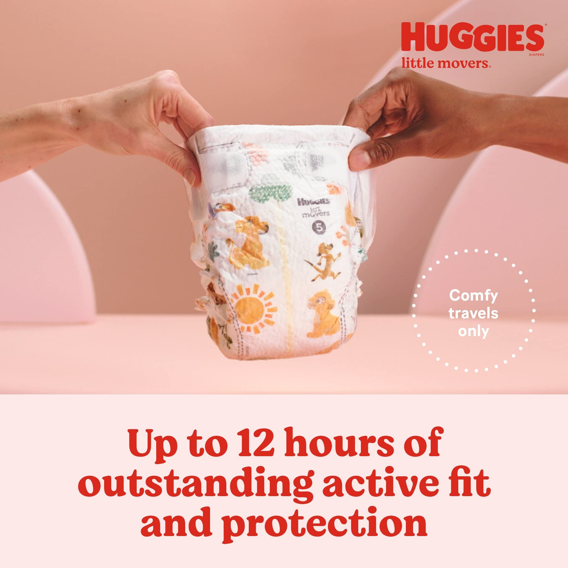 Foto 5 | Pañales Huggies Little Movers Talla 6 (16+kg) 84 Unidades - Venta Internacional.
