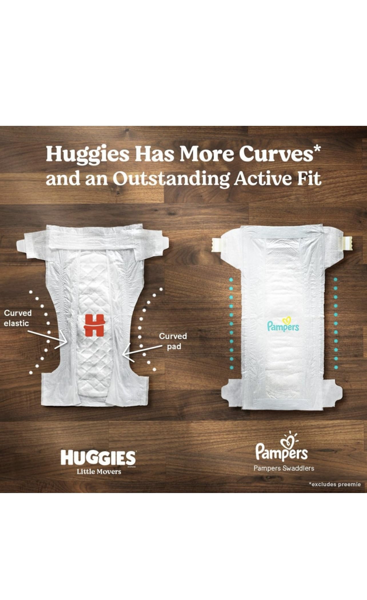 Foto 4 pulgar | Pañales Huggies Little Movers Tamaño 4 Para 10-16 Kg (156) - Venta Internacional.