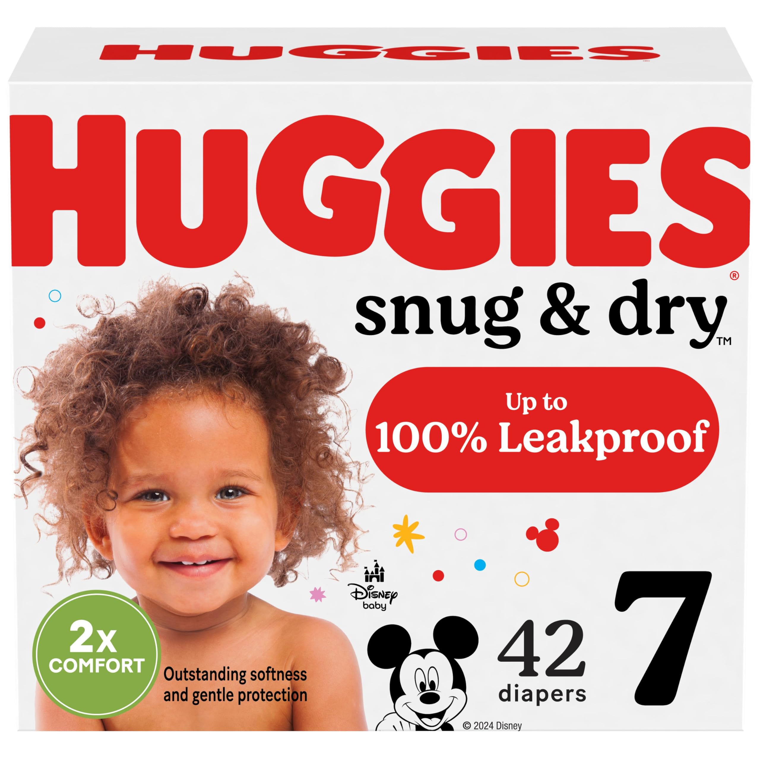 Pañales Huggies Snug & Dry Talla 7 Para Bebé (18,6 Kg O Más) 42 Unidades - Venta Internacional.
