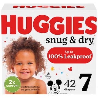 Foto 1 | Pañales Huggies Snug & Dry Talla 7 Para Bebé (18,6 Kg O Más) 42 Unidades - Venta Internacional.