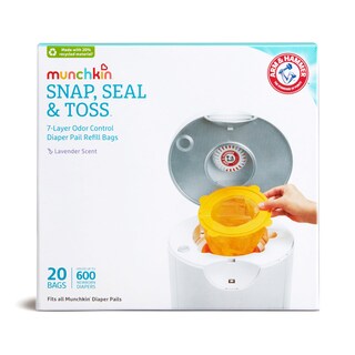 Foto 1 | Bolsas De Recambio Para Pañales Munchkin Arm & Hammer Paquete De 20 - Venta Internacional.