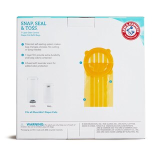 Foto 2 | Bolsas De Recambio Para Pañales Munchkin Arm & Hammer Paquete De 20 - Venta Internacional.