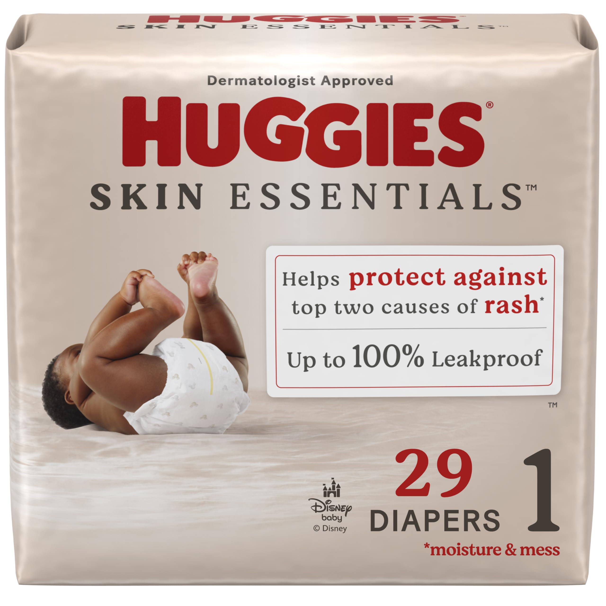 Foto 2 pulgar | Pañales Huggies Skin Essentials Talla 1 Para Bebé (4-6 Kg) 29u - Venta Internacional.