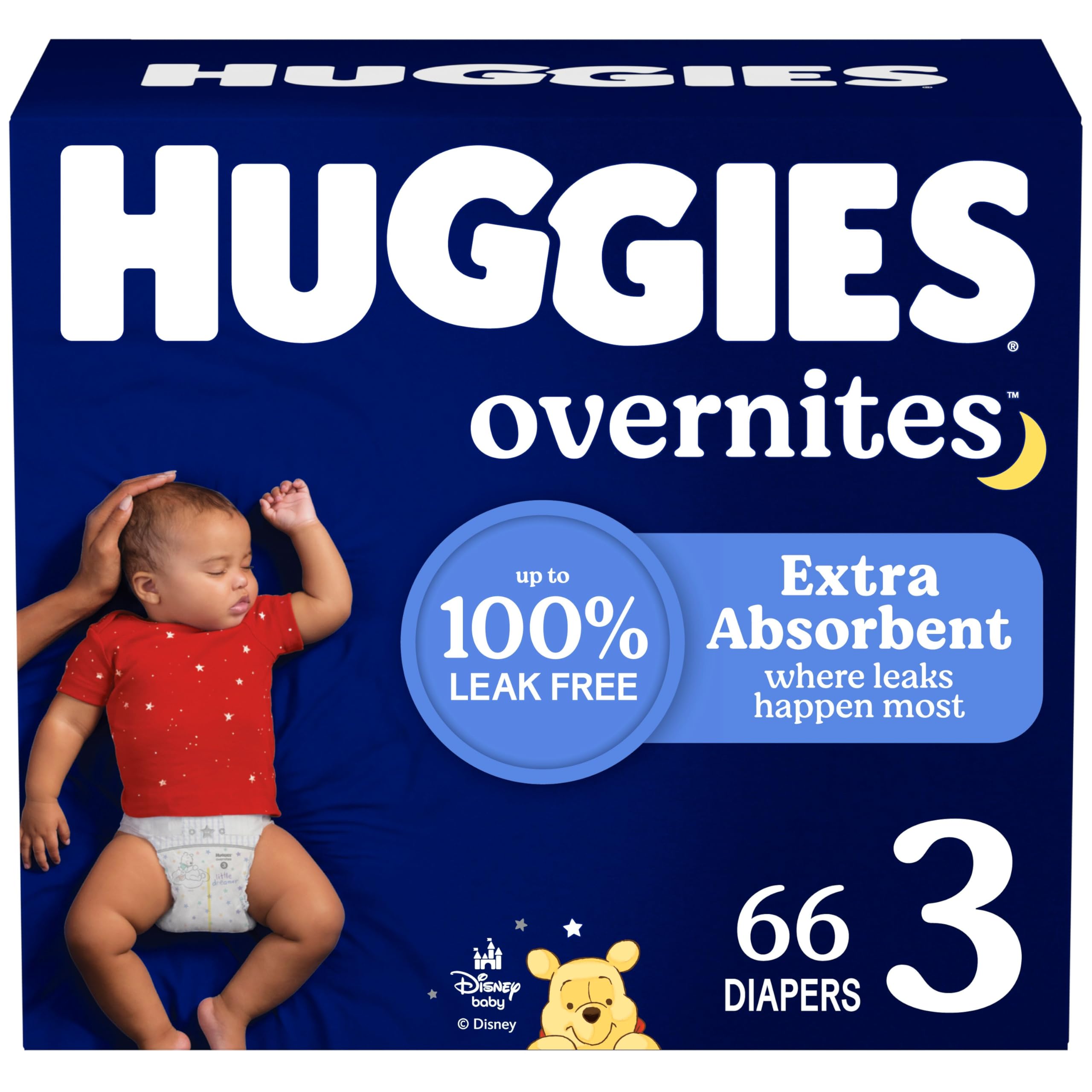 Foto 2 pulgar | Pañales De Noche Huggies Overnites Talla 3 (7-13 Kg) 66 Unidades - Venta Internacional.