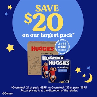 Foto 4 | Pañales De Noche Huggies Overnites Talla 3 (7-13 Kg) 66 Unidades - Venta Internacional.