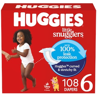 Foto 1 | Pañales Huggies Little Snugglers Tamaño 6 Más De 35 Libras 108 Unidades - Venta Internacional.