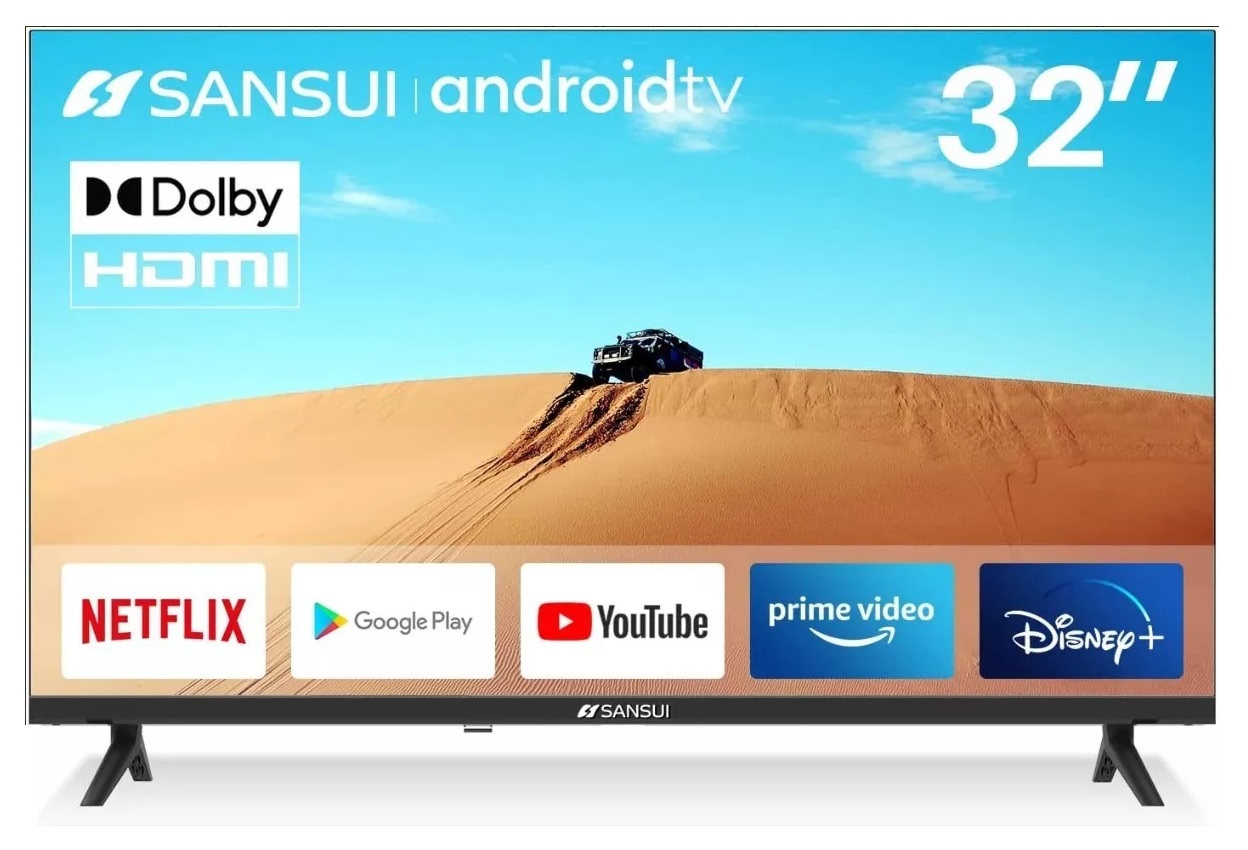 Foto 5 pulgar | Pantalla Sansui Smx-32v1ha 32 HD Smart Tv Android Tv Wifi