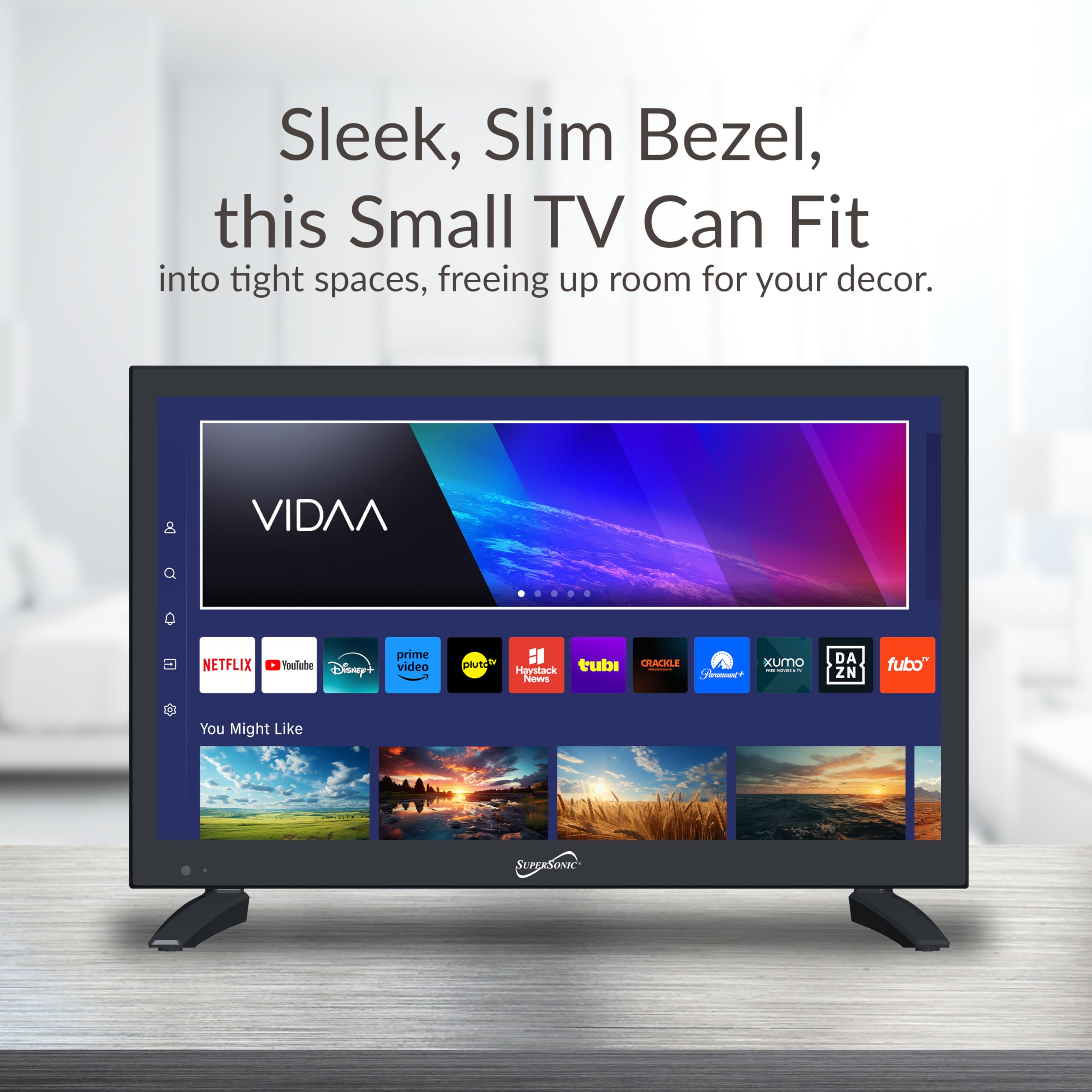 Foto 4 pulgar | Televisor Inteligente Supersonic Sc-1920vtv De 18.5 Pulgadas, 1080p, Wifi Hdmi Usb - Venta Internacional.