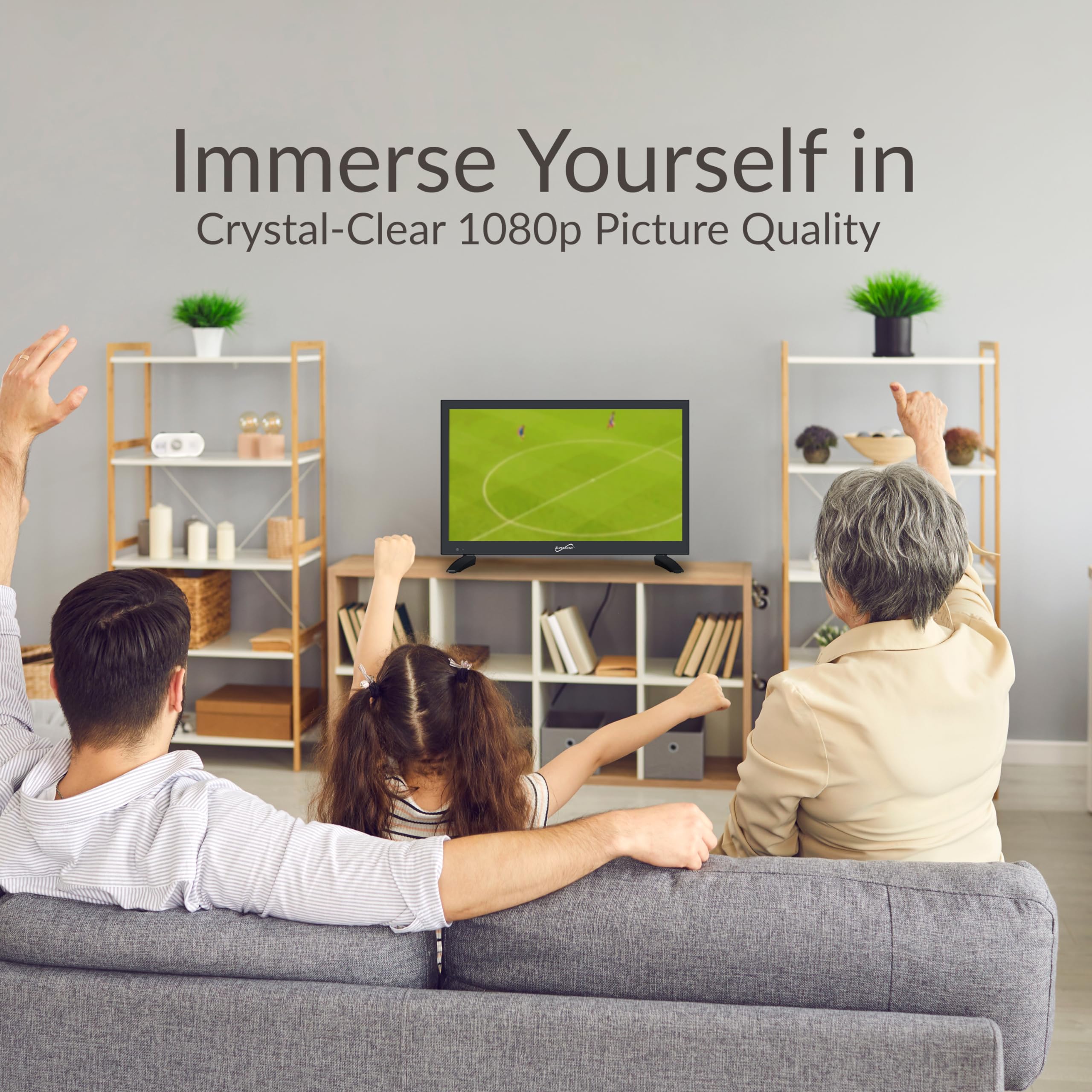 Foto 4 | Televisor Inteligente Supersonic Sc-1920vtv De 18.5 Pulgadas, 1080p, Wifi Hdmi Usb - Venta Internacional.