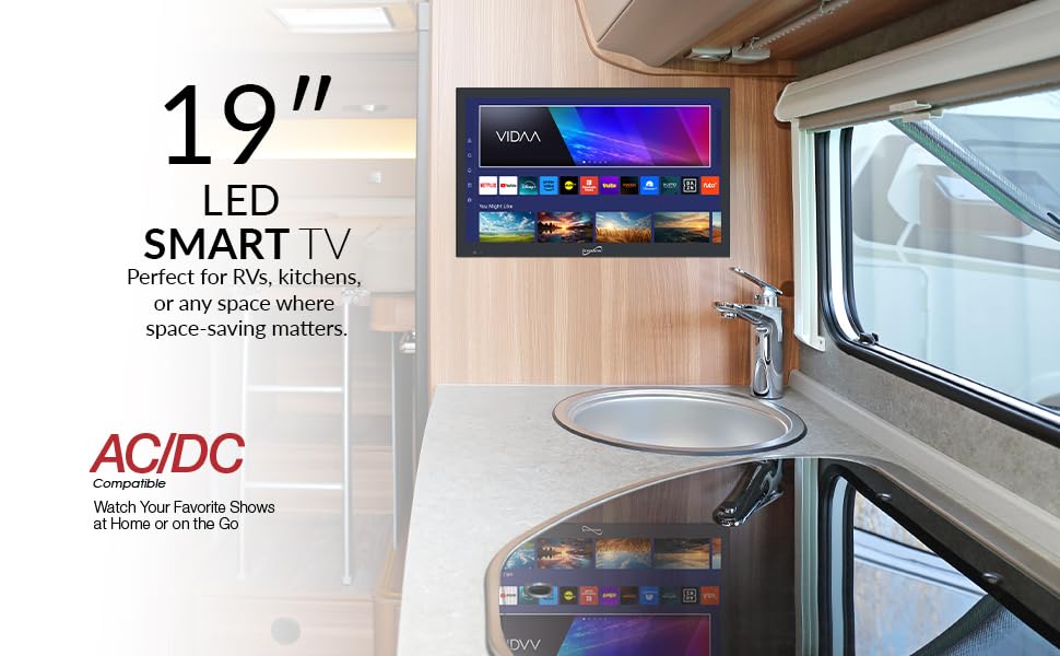 Foto 5 | Televisor Inteligente Supersonic Sc-1920vtv De 18.5 Pulgadas, 1080p, Wifi Hdmi Usb - Venta Internacional.
