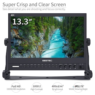 Foto 3 | Monitor Seetec P133-9hsd Pro Sdi De 13 3'' Con Transmisión Full Hd - Venta Internacional.